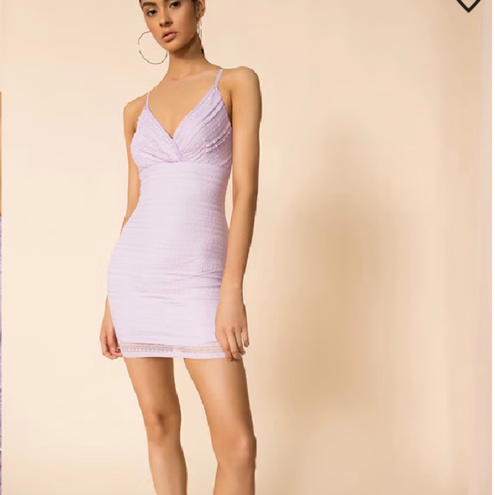 Lavender Mini Dress